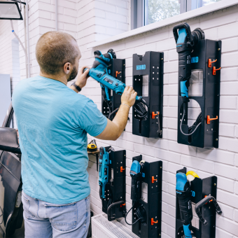 HANKO HOLDER Настенный держатель для хранения полировальных машинок