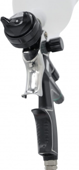 Краскопульт Ani AH141745 Black HVLP с верхним пластиковым бачком 0,6 л