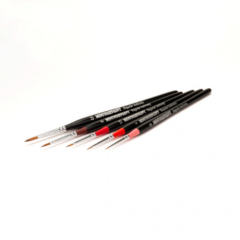 Набор кистей MiniWarPaint серии Regular с пеналом-тубусом