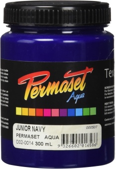 Краска акриловая Permaset Aqua для шелкографической печати 300 мл, цвет морской
