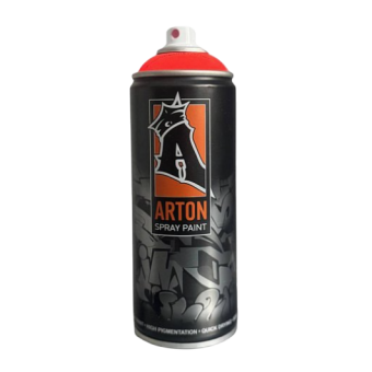 Краска аэрозольная Arton AF1002 флуоресцентная оранжевая 400 мл