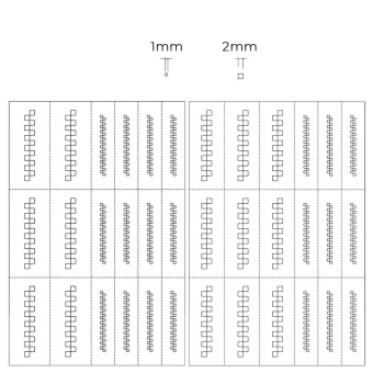 MiniWarPaint Маска окрасочная клетки 1-2 мм, размер XS