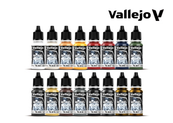 70149 Набор красок Vallejo Napoleonic Colors French & British 1789-1815 (16 цветов)