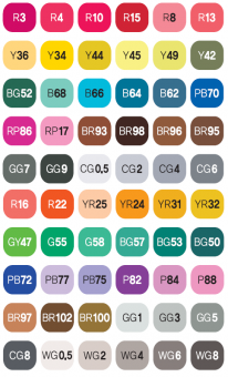 Набор маркеров Touch Twin 60 цветов (B)