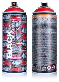 Аэрозольная краска Montana BLACK Artist Edition HOW & NOSM, 400 мл