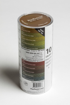 Набор PanPastel Extra Dark Shades Warm – Экстра темные теплые оттенки (10 цветов)