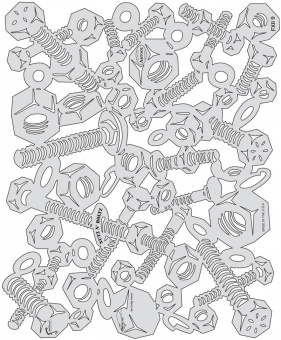 Трафарет Artool FXII NUTZ NFT BOLTZ (FXII 9SP)