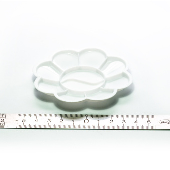 MiniWarPaint Палитра для краски ромашка маленькая, 10 ячеек