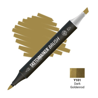 Маркер SKETCHMARKER Brush Y101 Dark Goldenrod