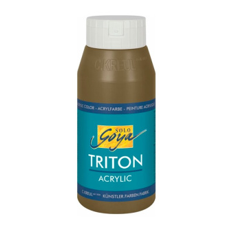 Краска акриловая Solo Goya Triton 750 мл, умбра зеленая