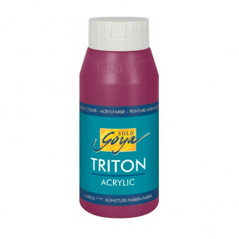 Краска акриловая Solo Goya Triton 750 мл, бордовый