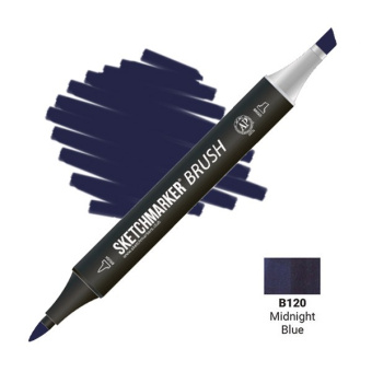 Маркер SKETCHMARKER Brush B120 Midnight Blue