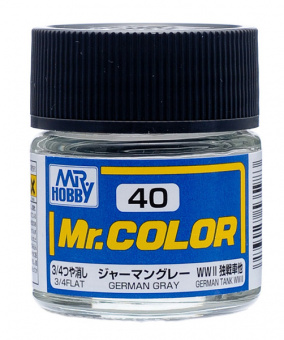 Mr. Hobby Краска 10 мл C40 GERMAN GRAY