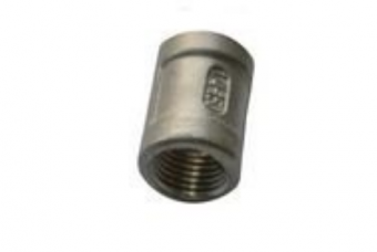 HUBERTH RP208345 Муфта прямая (10 шт.; F1/4 – F1/4; латунь)