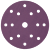HANKO Диск шлифовальный PP627 Purple Paper 150 мм 15 отв. Р220