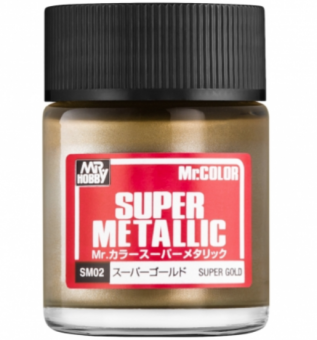 Mr. Hobby Краска 18 мл SM02 SUPER GOLD