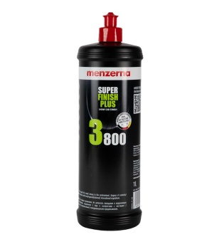 Menzerna Super Finish Plus 3800 Низкоабразивная антиголограммная полировальная паста, 1 л