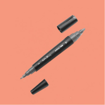 Маркер двусторонний акриловый Fat&Skinny FSTA-19 light apricot