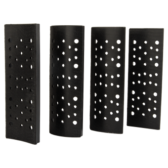 HANKO N002 Ручной шлифовальный блок с 4 насадками, 70 x 198 мм, 40 отв.