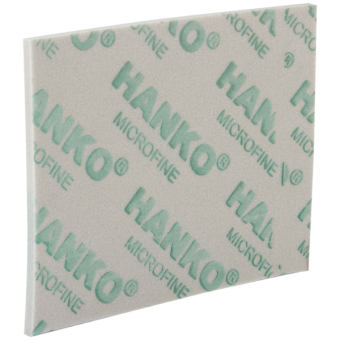 HANKO Губка абразивная односторонняя Hanko Sponge 114  х 140 х 5 мм #180 Super fine (P320-500)