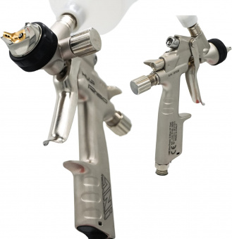 Миникраскопульт Ani AH1517007A R 160 Mini HVLP с верхним пластиковым бачком 0,25 л, никелевый корпус