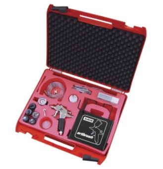 Аэрограф-краскопульт SATAjet 20 B 0.065L с набором стеклянных бачков сопло 0,8 мм