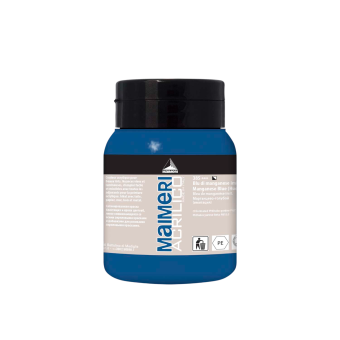 Краска акриловая Maimeri Acrilico Manganese Blue - Hue (Марганцево-голубой), 500 мл
