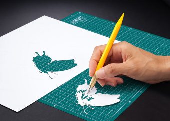 OLFA OL-AK-5 Нож перовой дизайнерский для точных работ, 4 мм, 30 лезвий