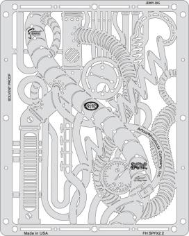 Трафарет Artool STEAM PUNK FX TEMPLATE (FH SPFX 2)