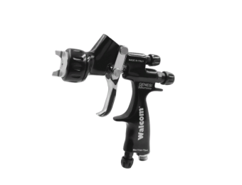 Краскопульт Walcom Genesi S HVLP Aluminio, верхний бачок 0,68 л, с регулятором давления