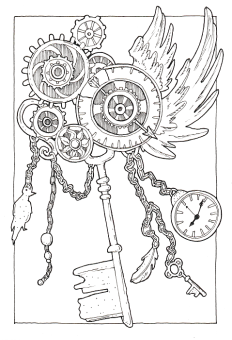 Sketchmarker Книга-раскраска на акварельной бумаге COLORED DREAMS