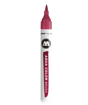 Маркер-кисть MOLOTOW Aqua Color Brush 1-4 мм burgundy 043 (бордовый)