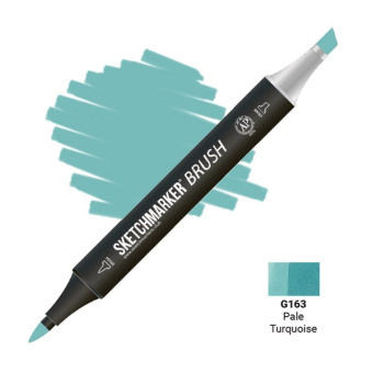 Маркер SKETCHMARKER Brush G163 Pale Turquoise
