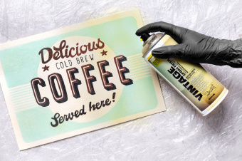 Аэрозольная краска Montana VINTAGE/ полупрозрачный винтаж-эффект, 400 мл