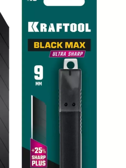 KRAFTOOL 09602-09-S10 Лезвия сегментированные BLACK MAX 9 мм, 10 шт.