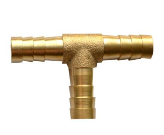 HUBERTH RP208342 Тройник прямой с "елочкой" 3 x 9 мм (10 шт.)