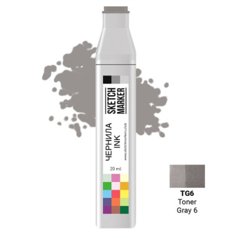 Чернила спиртовые SKETCHMARKER 22 мл цв. TG6 Toner Gray 6