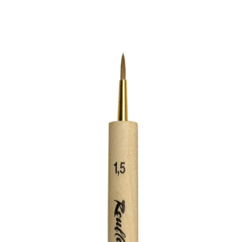 Кисть Roubloff Miniature K1 колонок круглая №1,5, короткая утолщенная ручка (со скосом)