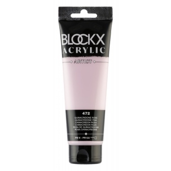 Квинакридон розовый, краска акриловая Blockx Artist, 250 мл