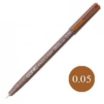 Мультилайнер Copic 0,05 мм сепия