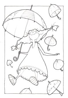 Sketchmarker Книга-раскраска на акварельной бумаге BALLOONS