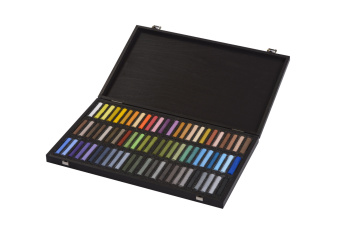 Набор сухой пастели Blockx 72 цв., в дерев.ящике, "Пейзаж"