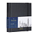 Finenolo Блокнот для зарисовок 12*12 см, 160 г/кв. м, 40 л, твердая обложка, цвет черный