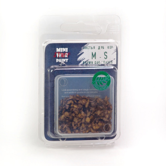 MiniWarPaint Листья дубовые коричневые, 0,4 г (около 550 шт.)