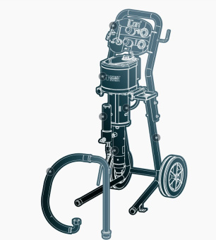 Насос комбинированного распыления Iwata ICON M433N-S1 36:1