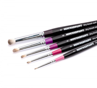 Кисть Miniwarpaint серии Drybrush Soft №3