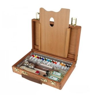 Набор масляных красок Old Holland, 15 туб по 18 мл в деревянном ящике