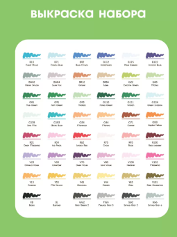 Набор маркеров Sketchmarker Basic 1 (48 цветов + органайзер)