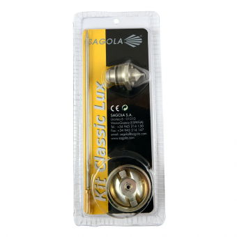 Комплект: воздушная голова, сопло, игла для краскопульта Sagola Classic Lux