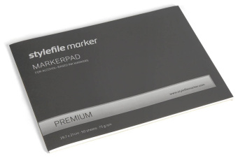 StyleFile Альбом для маркеров MarkerPad Premium A4 (пейзаж), 75 г/м2, 50 листов